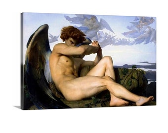 Alexandre Cabanel gefallener Engel Wandkunst Büroposter