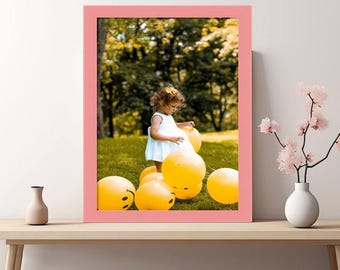 16x20 Pink Picture Frame Gallery Wall