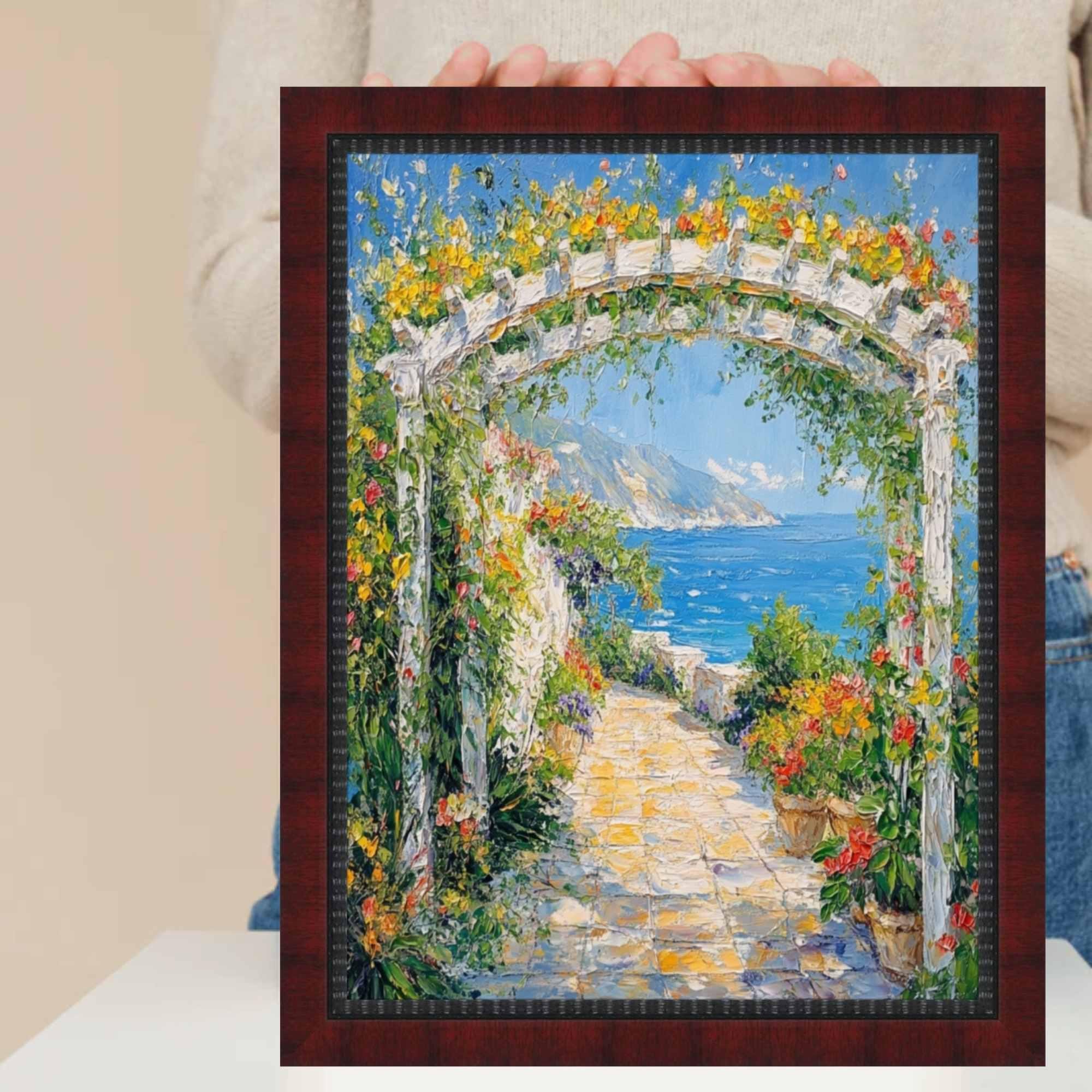 卒業証書用マホガニー製、ブラックリップ付き額縁 16x20 フレーム