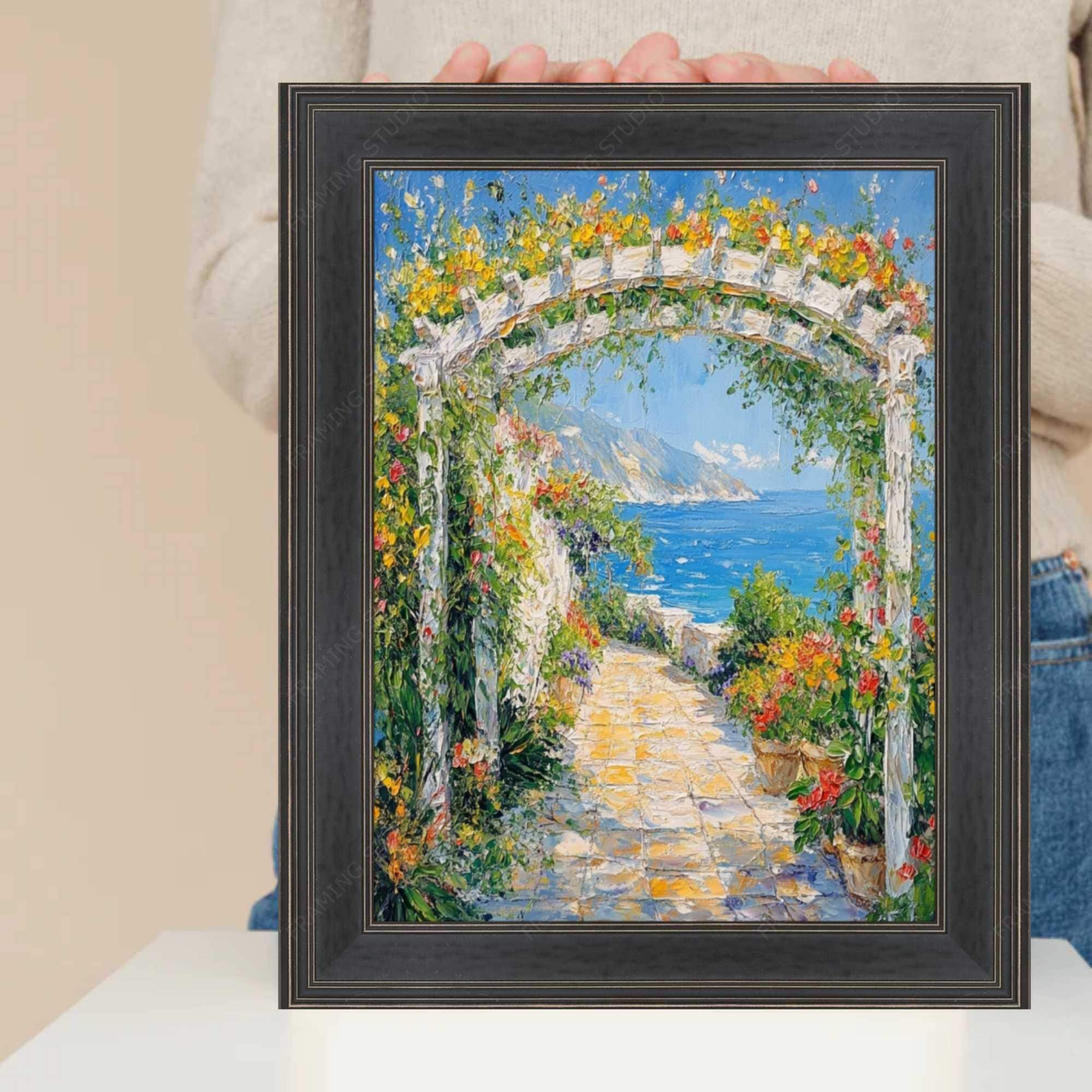 Black Hammered Flat Picture Frame 16x20 Frame - Etsy