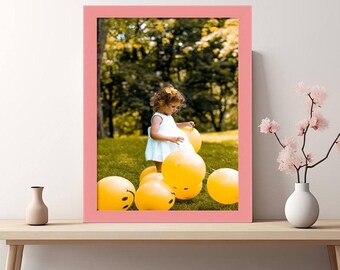 18x24 Pink Picture Frame Gallery Wall