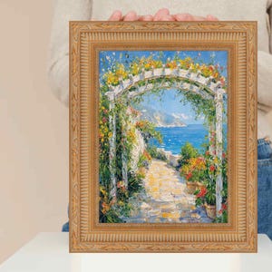 Wide Colosseum Gold Leaf Scoop Picture Frame 11x14 frame