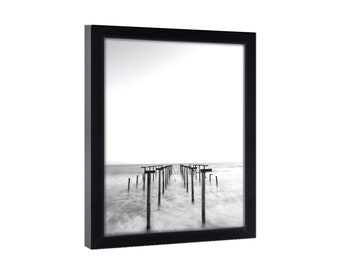Black 12x17 Picture Frame Wood 12x17 Photo Art Poster Print