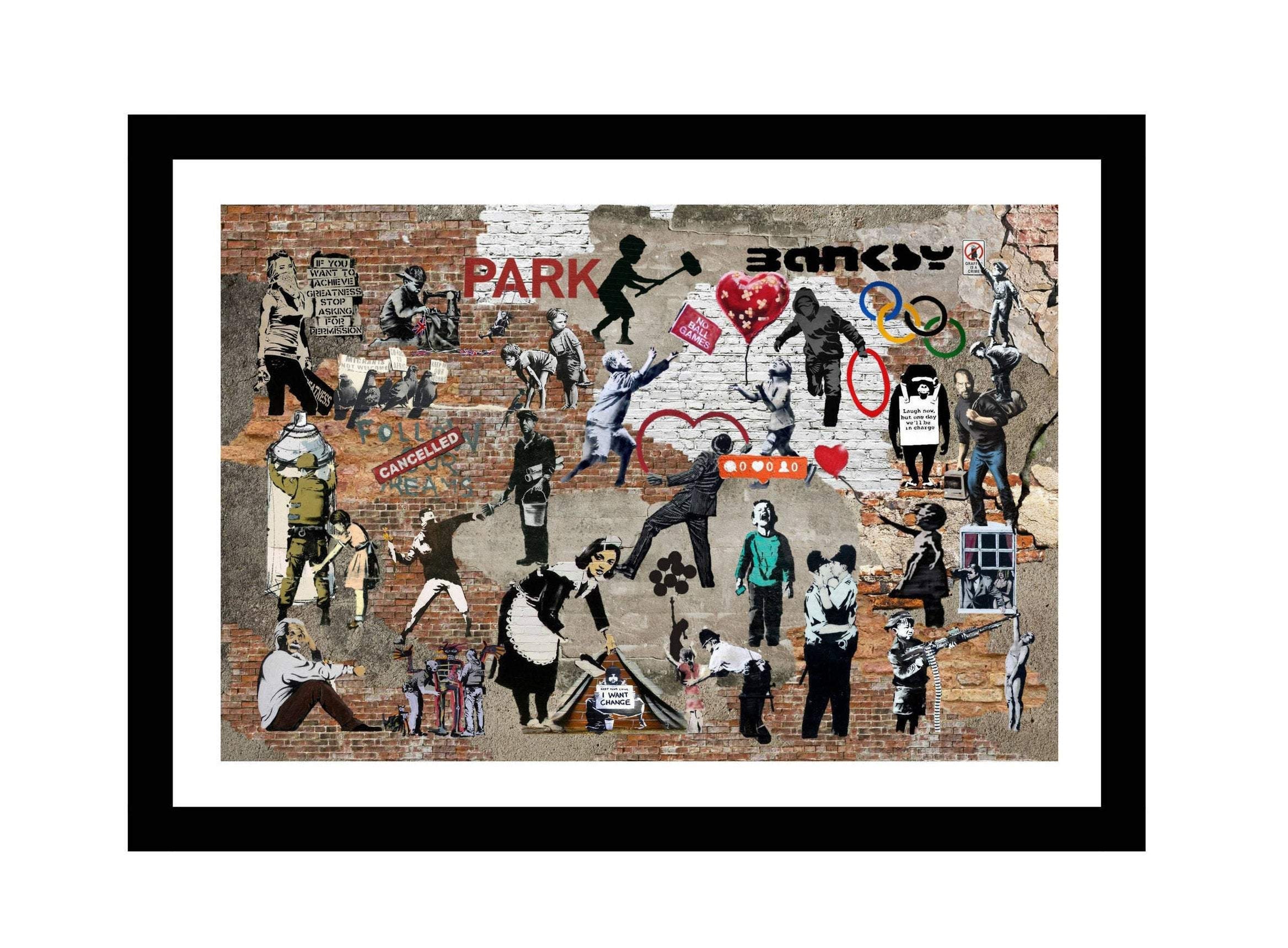 Mug Banksy Street Art - Tasse 325ml Design Graffeur Et Chien - Neuf Avec Boîte - Fabriqué En France