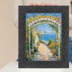 Modern Retro Glossy Black Glitter Picture Frame