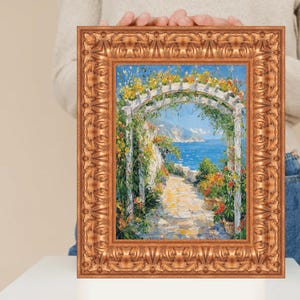 Ornate Wide Antique Gold Picture Frame 11x14 frame