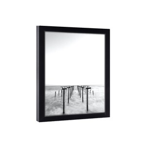 Wall  12x16 Poster frame Black wood for 12x16 Picture or Poster Print