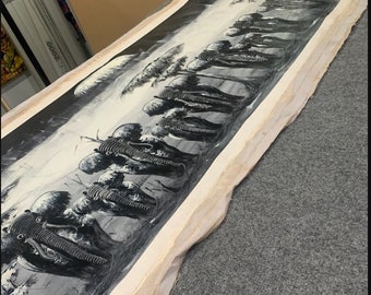 Gallery Wrap Canvas Stretching: Fine Art & Print Framing