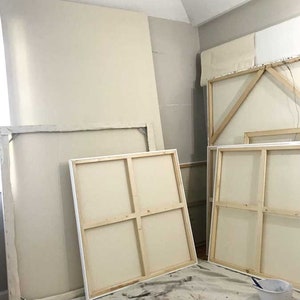 Esticamento de tela | Moldura de tela | Tela esticada