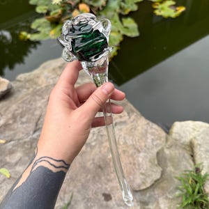 Handmade Glass Rose