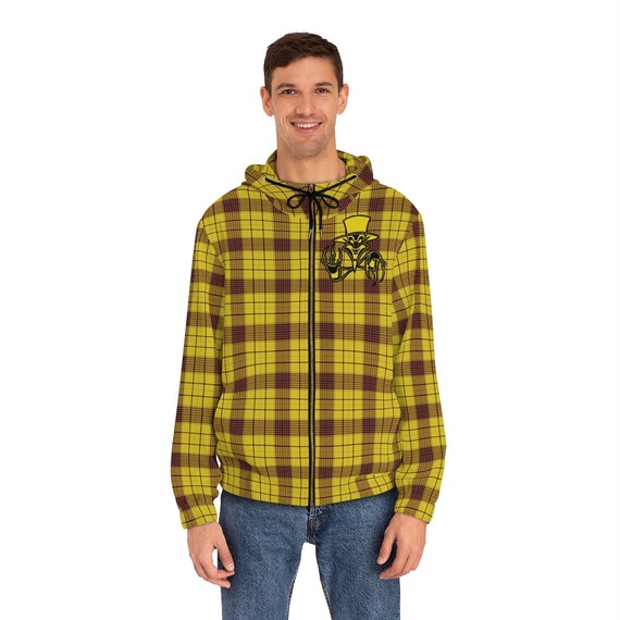Ringmaster Flannel Print Zip Hoodie AOP 