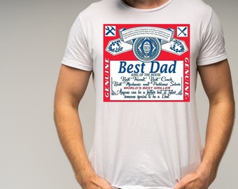 Budweiser Dad Shirt - Etsy