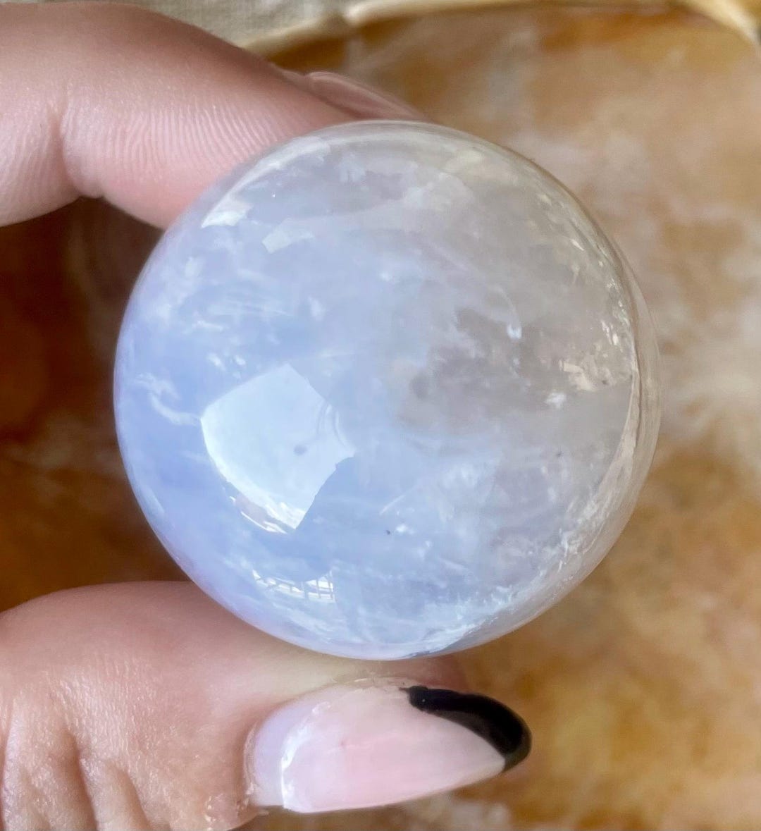 ブルーローズクォーツ スフィアA ブルーローズクォーツスフィア | ETHER