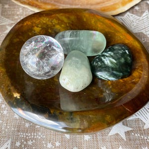 Ocean Jasper Extra Chunky Crystal Trinket Bowl/Dish