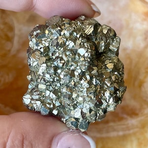 Pretty Raw Pyrite Small Crystal Cluster #2