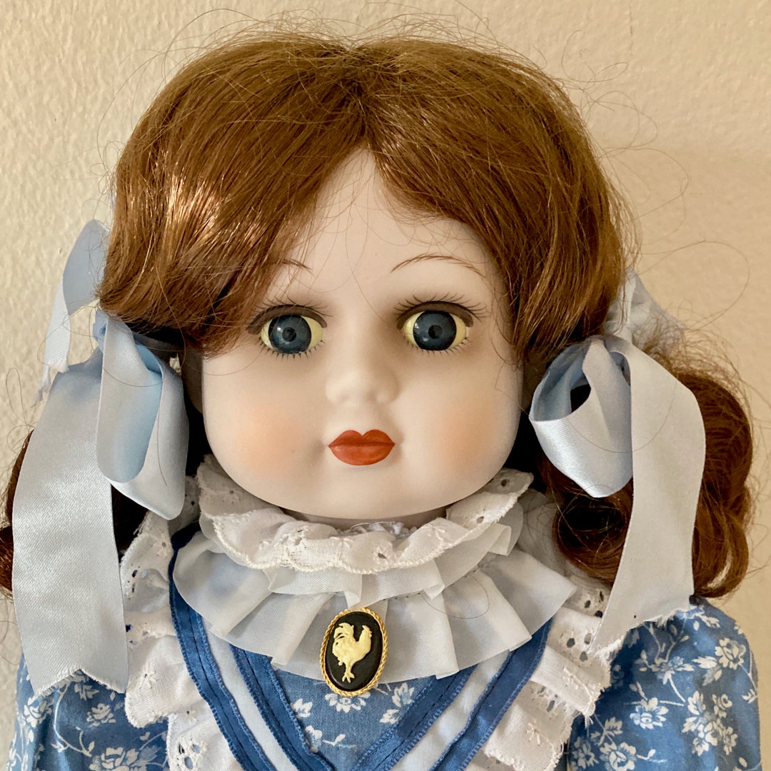 Vintage Schmid French Girl Porcelain Doll 20 Plays i Love Paris Music