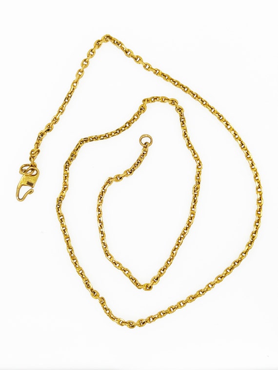 Heavy Handmade Chain in 22k Yellow Gold - image 1