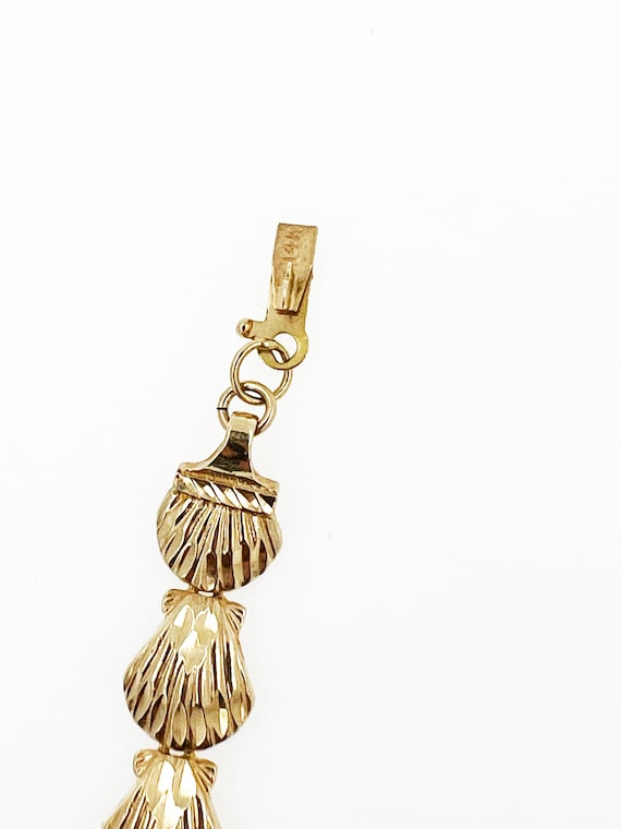 Sea Scallop Shell in 14k Yellow Gold - image 3