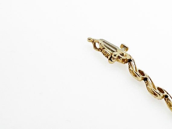 Natural 0.4 Carat Natural Diamond Tennis Bracelet… - image 2