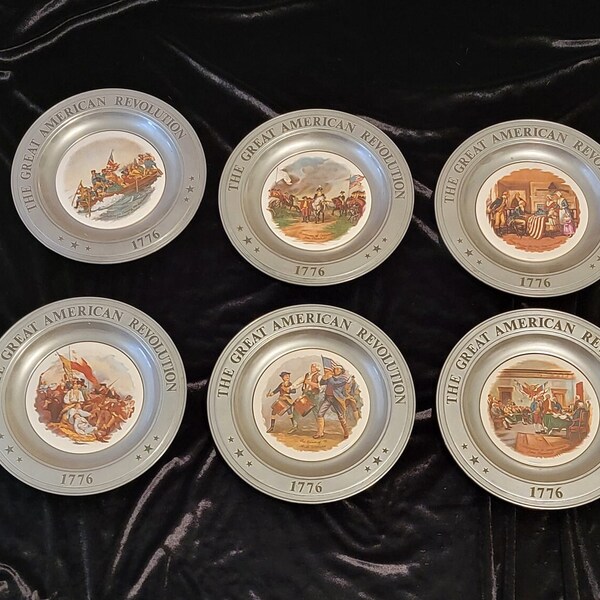 Bicentennial Plates Etsy