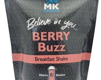 Speziell für VivaMk entwickelt - Vegan Friendly Berry Buzz Frühstücksshake Mahlzeitenersatz.