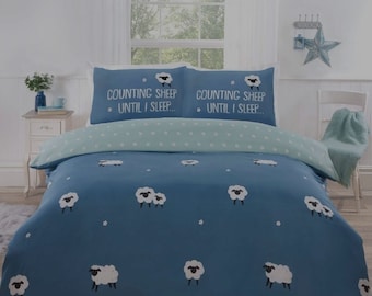 Counting Sheep King Size Duvet Set