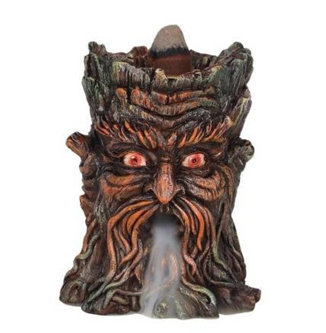 Green Tree Man Incense Burner.these New Style of Backflow Burners Etsy