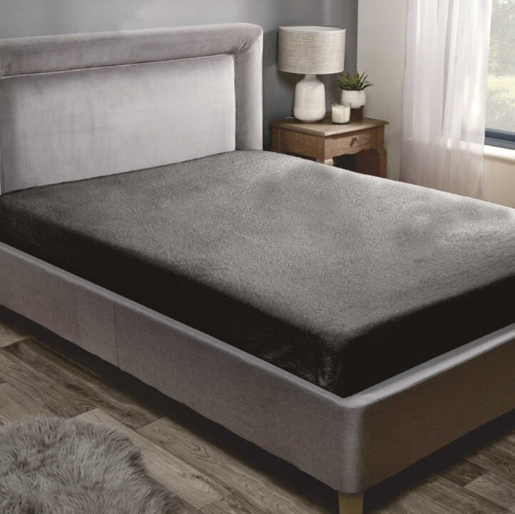 Small double fleece fitted sheet shop