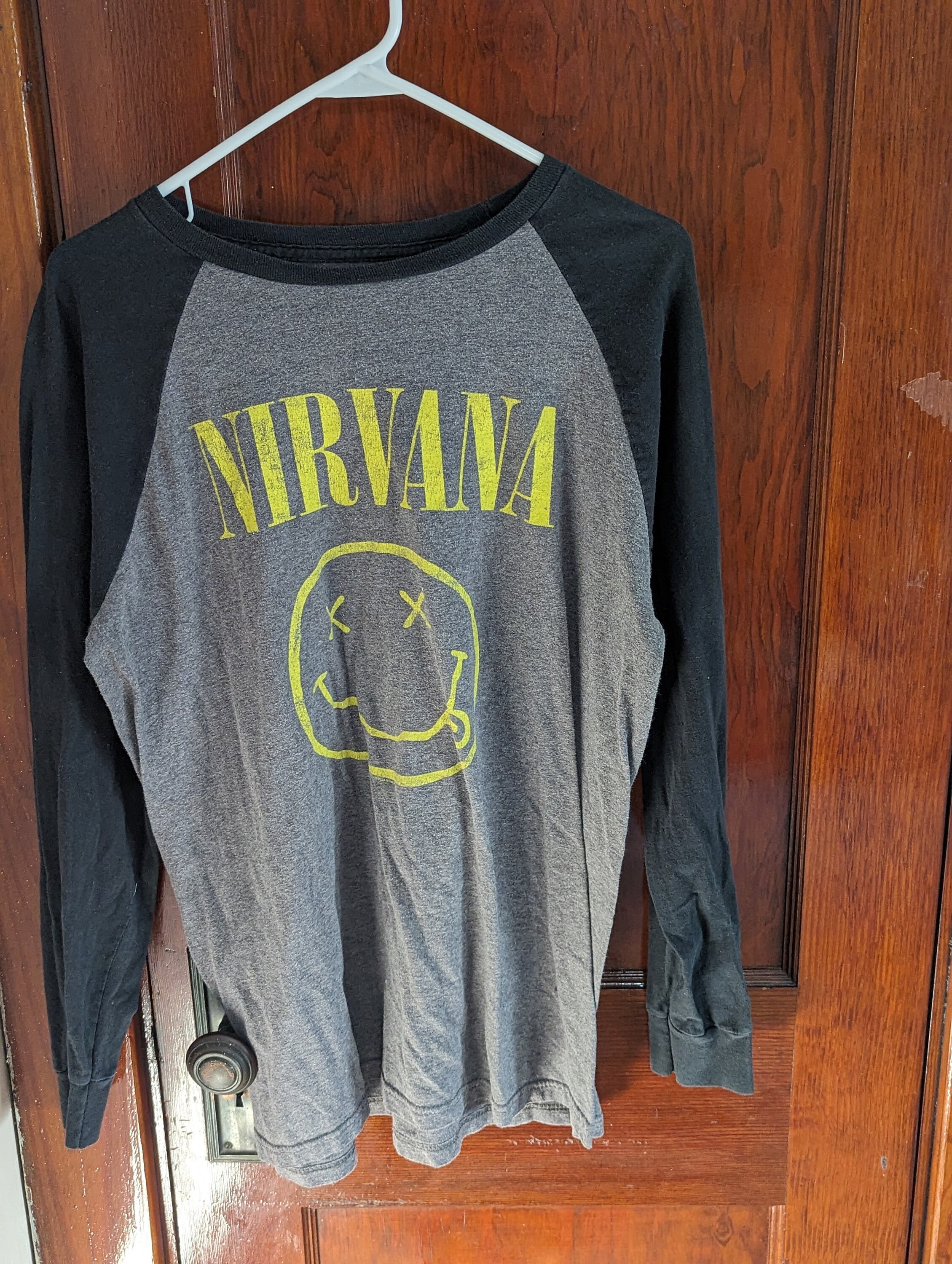 Long Sleeve Nirvana Shirt - Etsy Long Sleeve Nirvana Shirt - Etsy