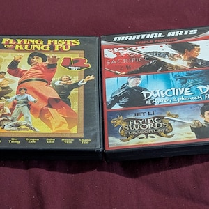 Two multi-disc Martial Arts Movies a total of fifteen movies DVD