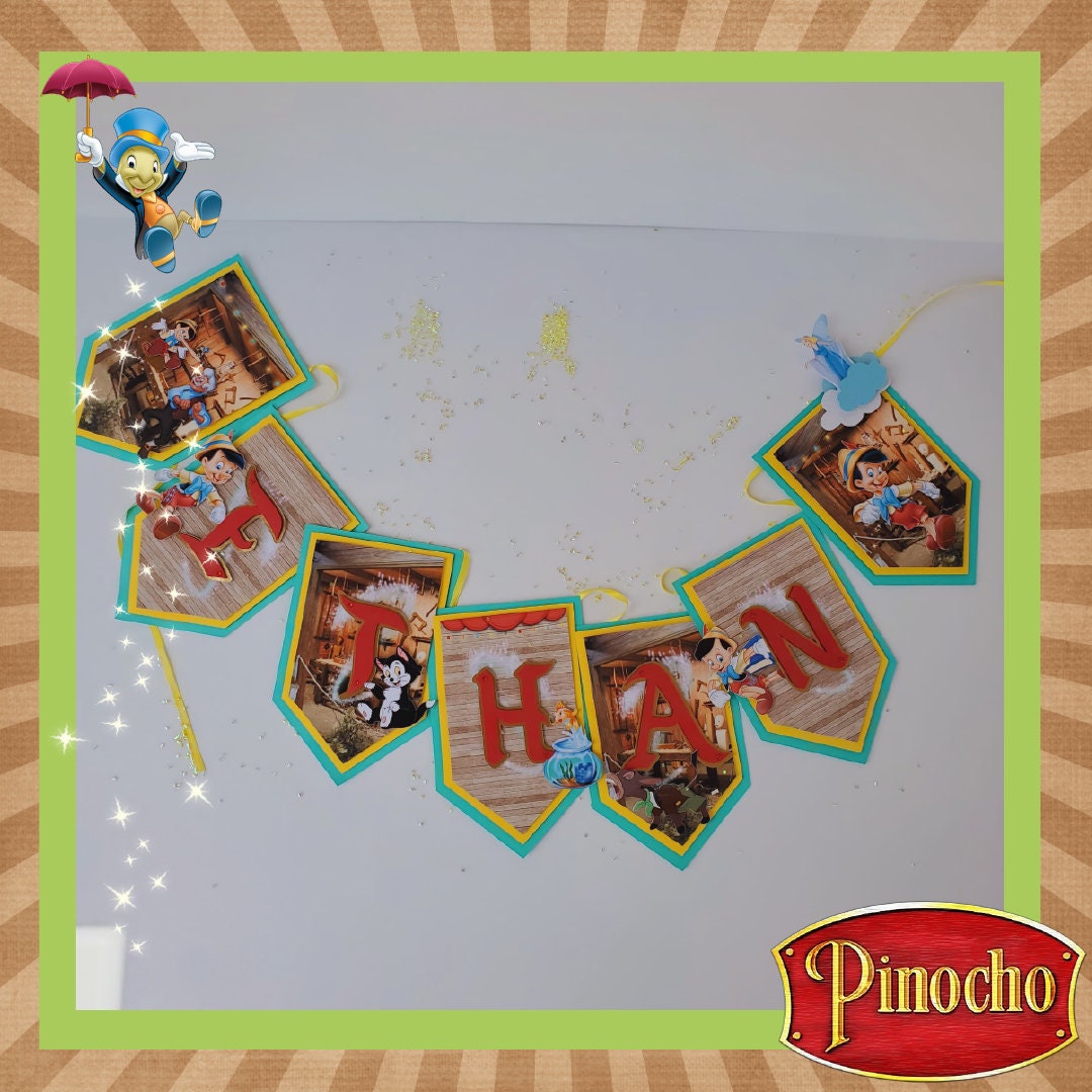 Pinocchio Banner,pinocchio Party Decorations,pinocchio Party,pinocchio ...