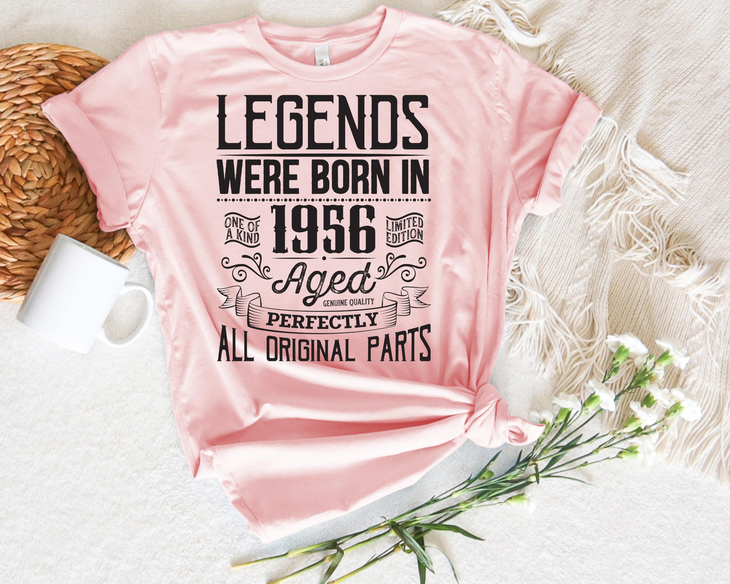 Awesome Since 1956 - 69th Birthday Gift T-Shirt For Men - Personalized Vintage Year Tee