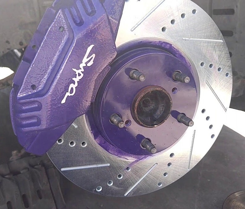 8 X Toyota Supra different Style Brake Caliper Vinyl Decals Etsy