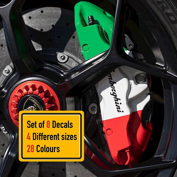 Brake Caliper Decals Etsy