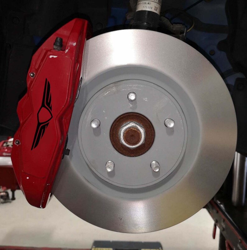 6 X Genesis Wings Brake Caliper Decals Sticker Etsy