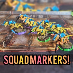 25mm Base Squad Marker Clips