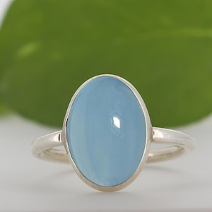 AAA Aquamarine Ring | Natural Aquamarine Pear Shape | 925 Sterling Silver | Personalized Gifts | Handmade Jewelry | March Birthstone