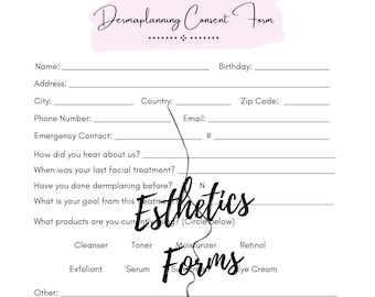 Dermaplaning Consent Form