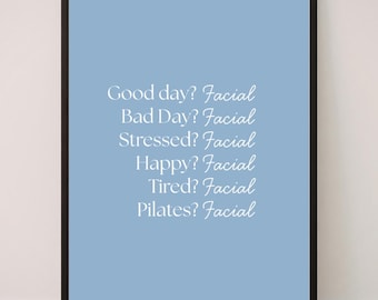 Trust The Process Esthetician Wall Art Salon