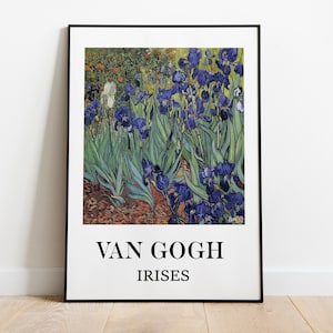 Irises by Vincent van Gogh Printable Art / Instant Download VanGogh Print / Vintage Wall Decor / Fine Art Floral Digital Print