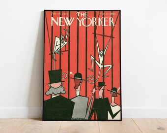 The New Yorker Magazine Cover| Wall Art Gallery | Magazine Cover Art | Home Decor