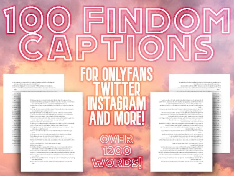 100 Findom Captions - Instagram, Onlyfans, Loyalfans, Twitter, Adult Content Creator, Sex Worker 