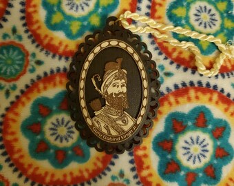 Guru Gobind Singh Ji Sikh ornament/car hanging