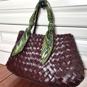Sac à main tissé doux, fourre-tout en cuir pour femme, sac à bandoulière fait main, grand sac fourre-tout,