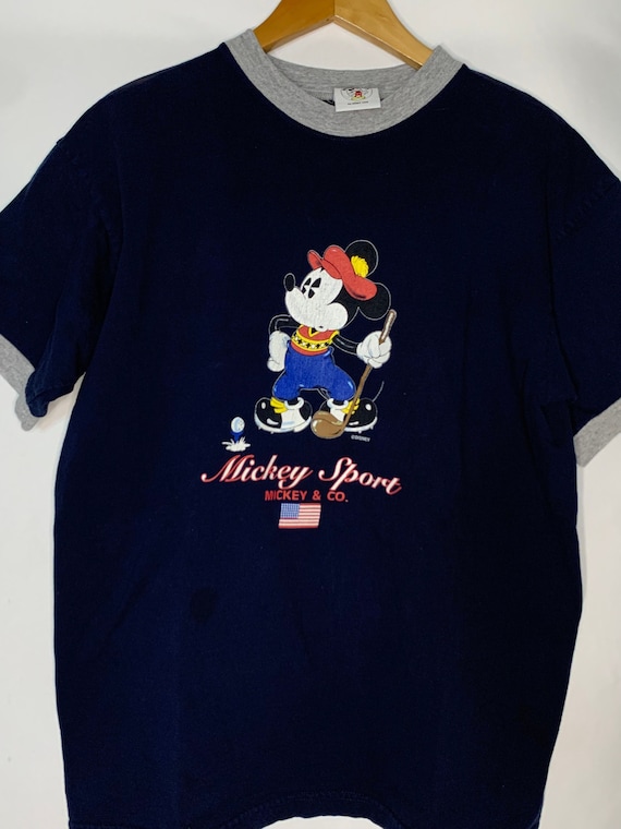 Vintage 90s Mickey & Co. Mickey Sport T-shirt - image 1