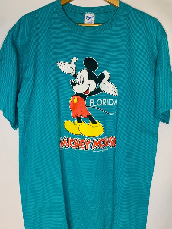 Vintage 80s, Disney by "Velva Sheen" Mickey Tshirt Gem