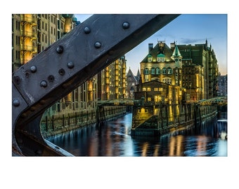 Speicherstadt por la noche - Hamburgo
