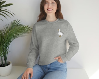 Silly Goose Sweatshirt, Goose Crewneck Sweatshirt, Silly Goose Shirt, Funny Sweatshirt, Gift For Women, Funny Unisex Sweater, Goose Sweater