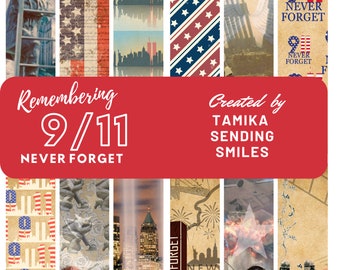 9/11 a Feuerwehrmann Tribut digitale Papier Sammlung von Scrapbooking Card Making Wandkunst Einladungen Fotoalben Schreibwaren