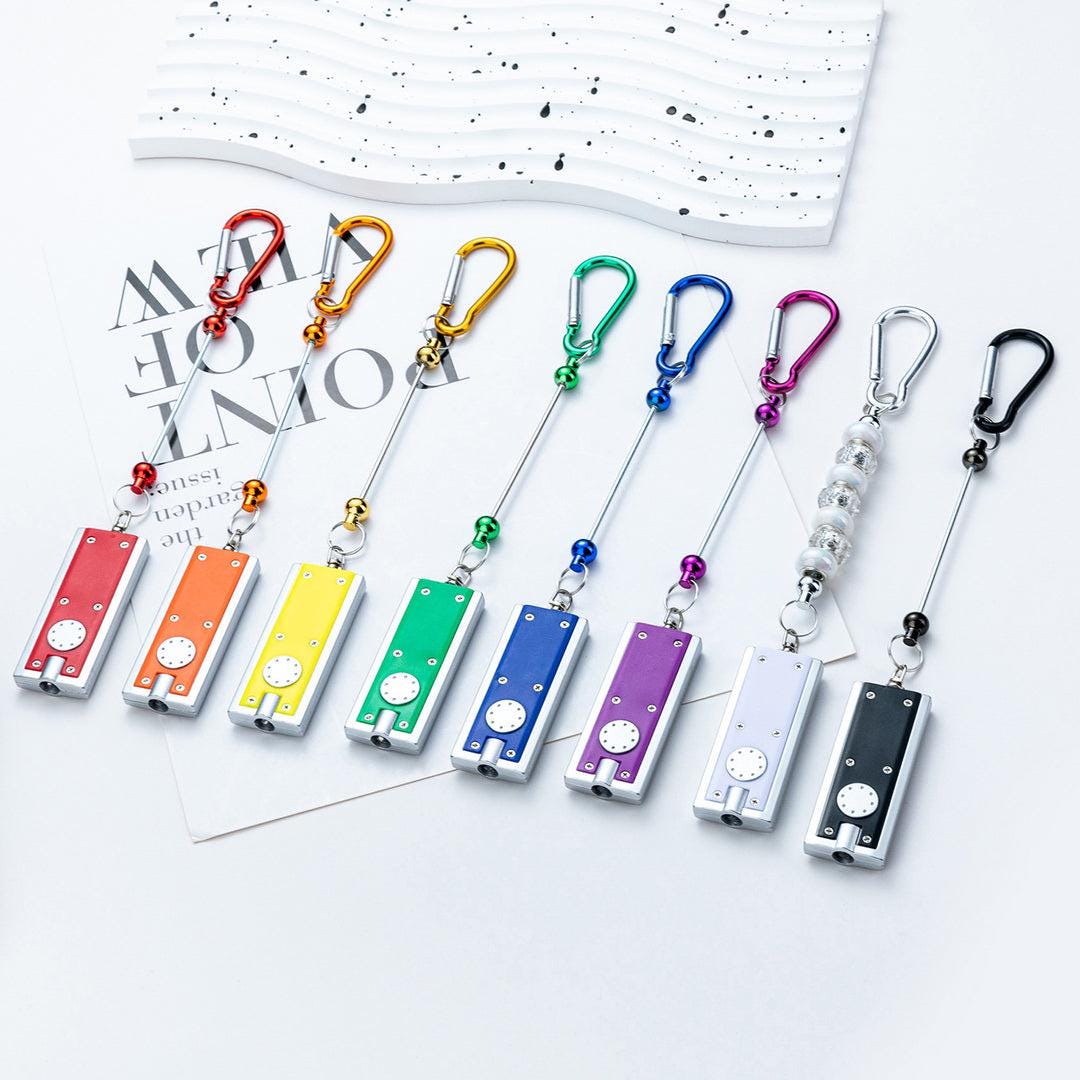 Zipper Led Beadable Mini LED Light Zipper Pull DIY Beadable Bag Charm Customizable ...